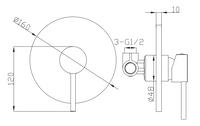 Wall Mixer CHROME PWM01