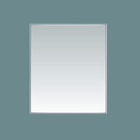 Plain mirror with Vinyl backing and neutral cure silicone