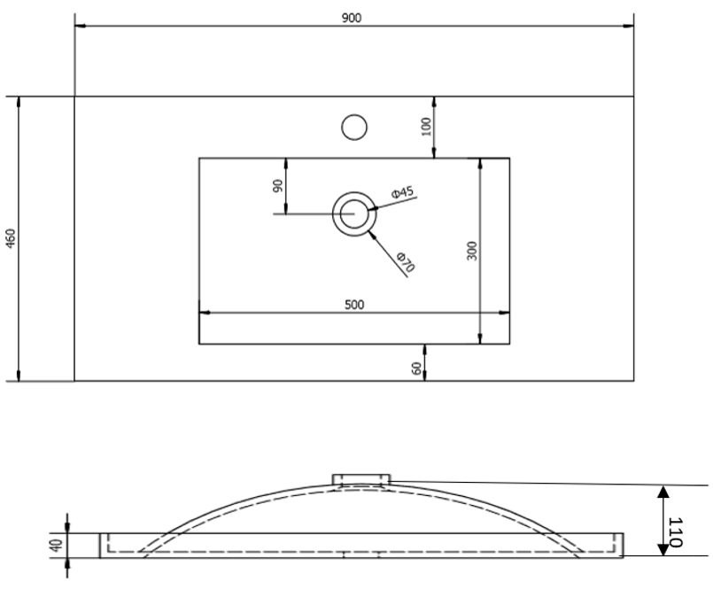 Poly Top Poly9046B