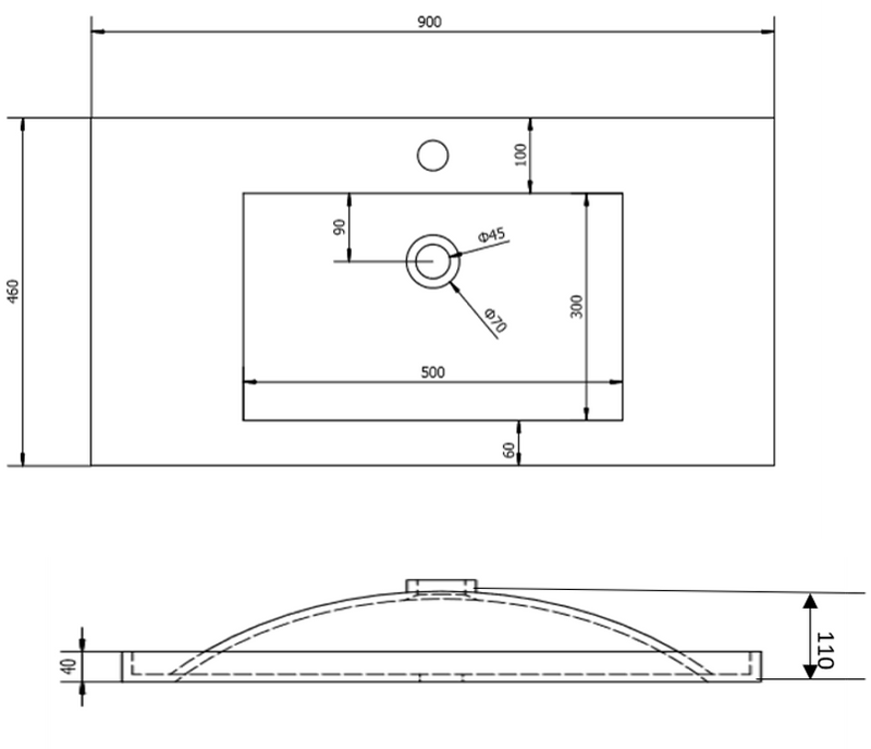 Poly Top Poly9046B