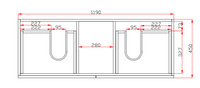 Matte White PVC Vacuum Filmed MDF Board Matte White Q1246DB-MW