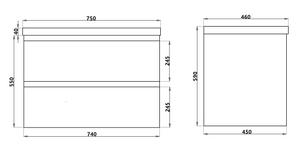 Dark Oak  Wood Grain PVC Vacuum Filmed MDF Board Dark Oak Q7546DO