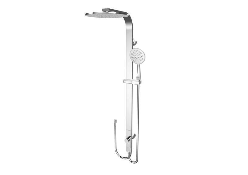 RAIN ROUND SHOWER SET (DOUBLE HOSE) YSW2813-05B Chrome