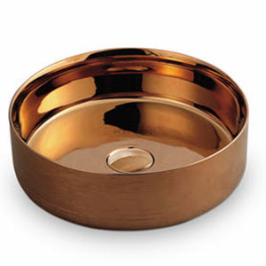 Rose Gold Fine Ceramic Basin Rose Gold PA3535RG