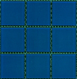 SPR080-B32 SPRING MEDITERRANEAN BLUE GLASS POOL MOSAIC 48X48MM
