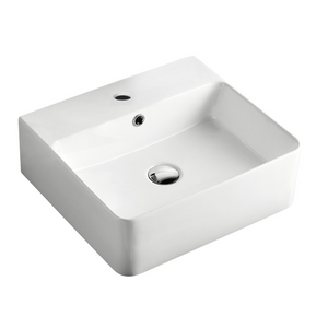 Square Counter Top Basin White Wall hung PW4642