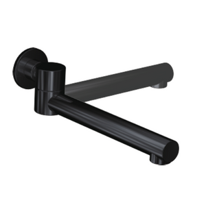 Swivel Bath Spout ROUND BLACK PSBS01B