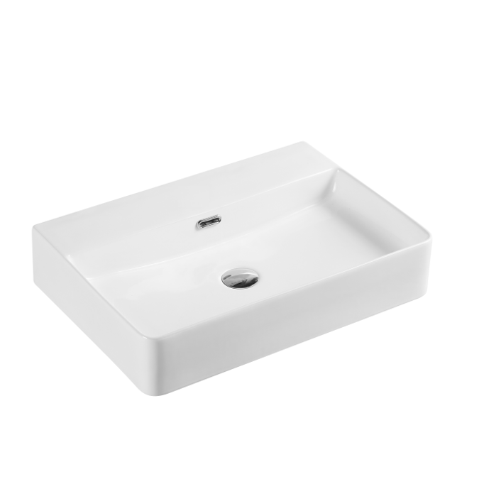 Ultra Slim Gloss White Fine Ceramic-Wall Hung