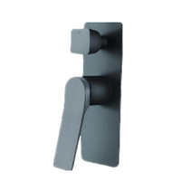 Wall Mixer with Diverter CHROME-BRUSHED GREY-MATT BLACK PST0155