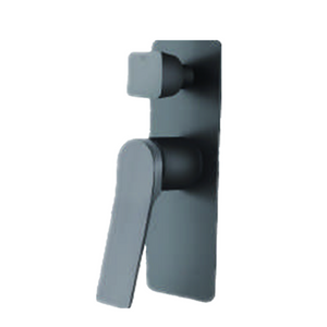 Wall Mixer with Diverter CHROME-BRUSHED GREY-MATT BLACK PST0155