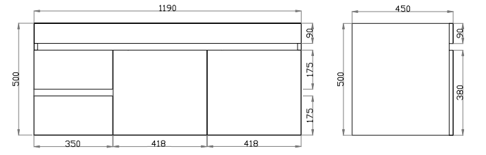 White Oak  Wood Grain PVC Vacuum Filmed MDF Board White Oak B124LW-WO