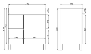 White Oak  Wood Grain PVC Vacuum Filmed MDF Board White Oak B73LL-WO