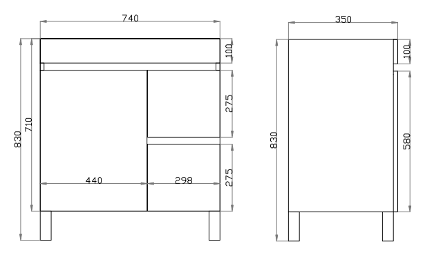 White Oak  Wood Grain PVC Vacuum Filmed MDF Board White Oak B73RL-WO