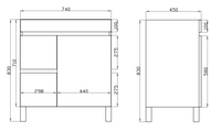 White Oak  Wood Grain PVC Vacuum Filmed MDF Board White Oak B74LL-WO