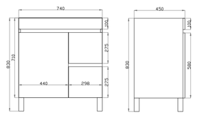 White Oak  Wood Grain PVC Vacuum Filmed MDF Board White Oak B74RL-WO