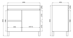 White Oak  Wood Grain PVC Vacuum Filmed MDF Board White Oak B94LL-WO