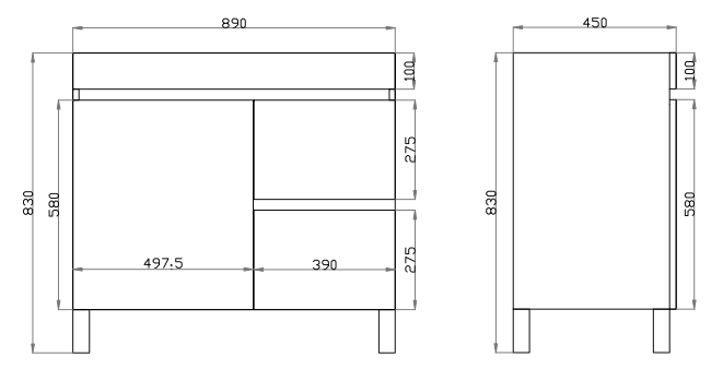 White Oak  Wood Grain PVC Vacuum Filmed MDF Board White Oak B94RL-WO