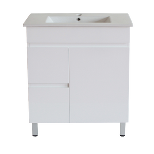 MF73LLG-L M73LLG White ployurethane MDF – Narrow Vanity