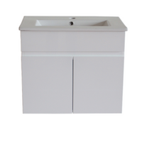 White ployurethane MDF – Narrow Vanity MF93WH-L