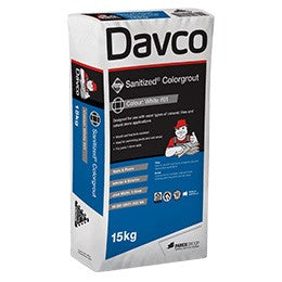 Davco 15kg #01 White Sanitized® Colourgrout